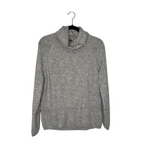 Vince Cowl Neck Sweater Womens Small Grey Excellent 100% Cashmere Raglan Sleeve